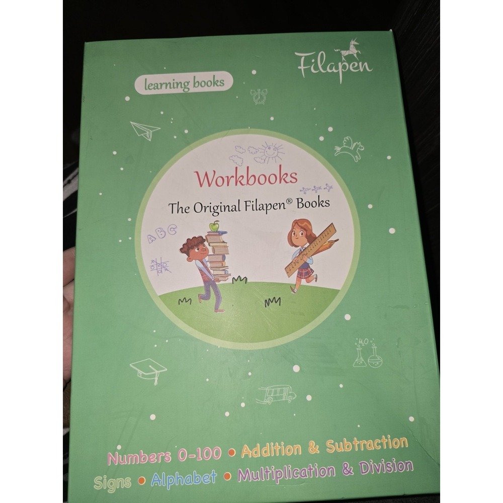 Filapen My Magical Books 5 Activity Books Set with Pen and Ink Preschool English
